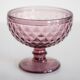 Vintage purple glass sugar bowl from the mid-century, Italy, 1960s.