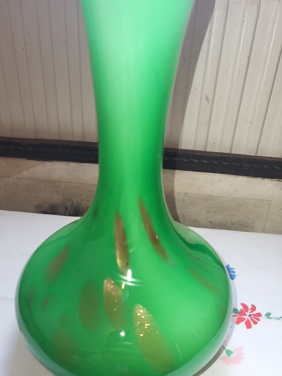 Blown glass vase