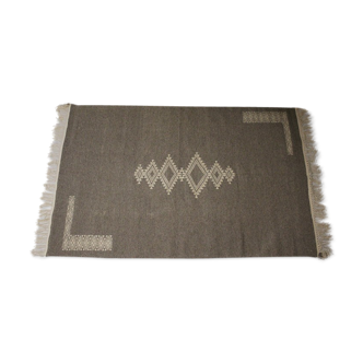 Tapis kilim taupe magnolia 197x126cm