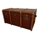 Antique travel trunk