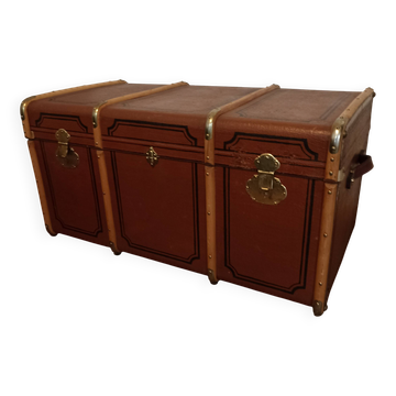 Antique travel trunk