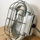 Industrial Cast Aluminium Wall Light with Clear Glass, 1970s