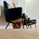 Fauteuil style Pierre Garriche années 50/60