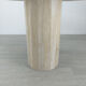 Travertine dining table design Jean-Charles Roche Bobois vintage 70s