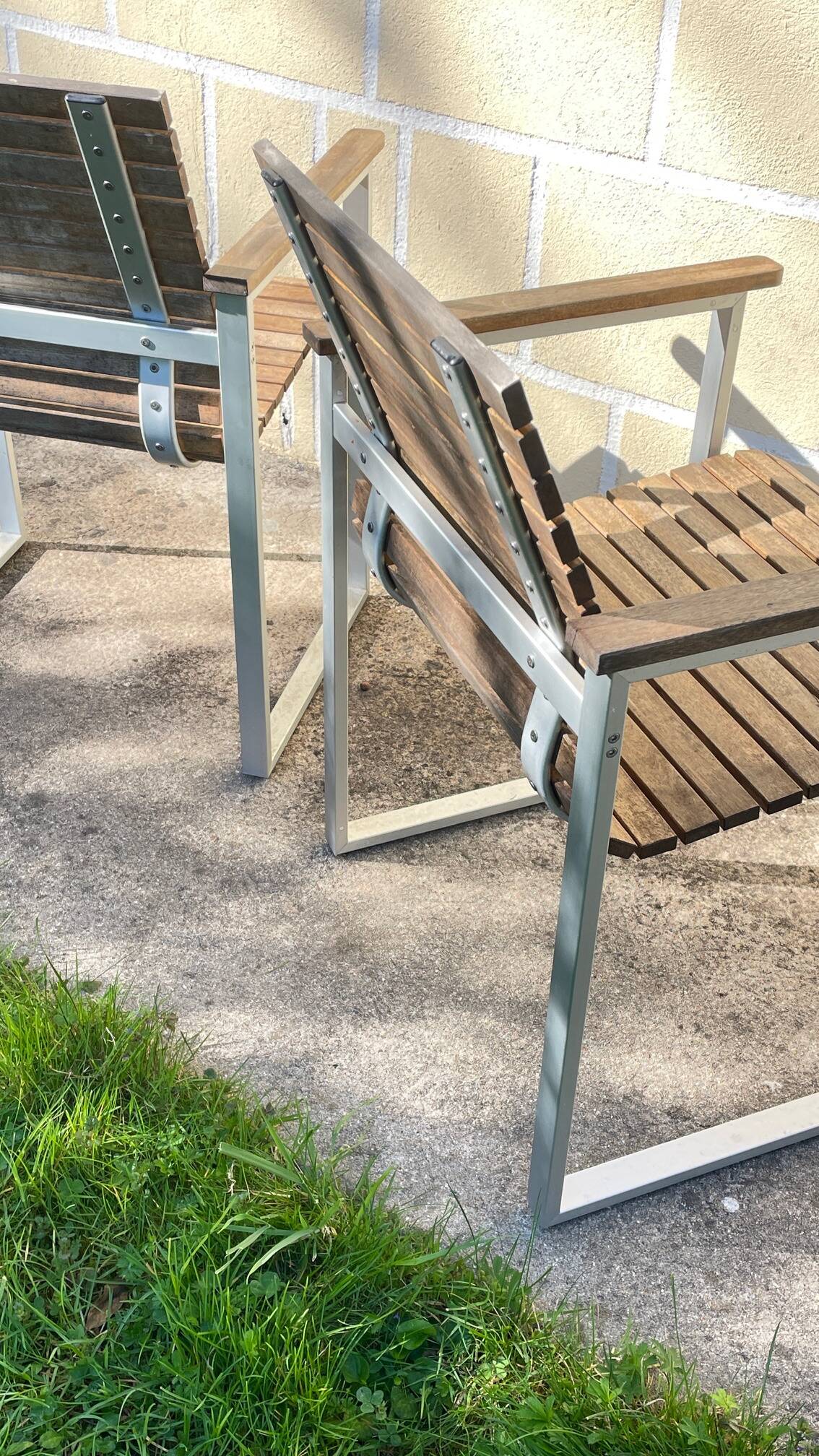 Paire de fauteuils esprit Karin Mobring Ikea