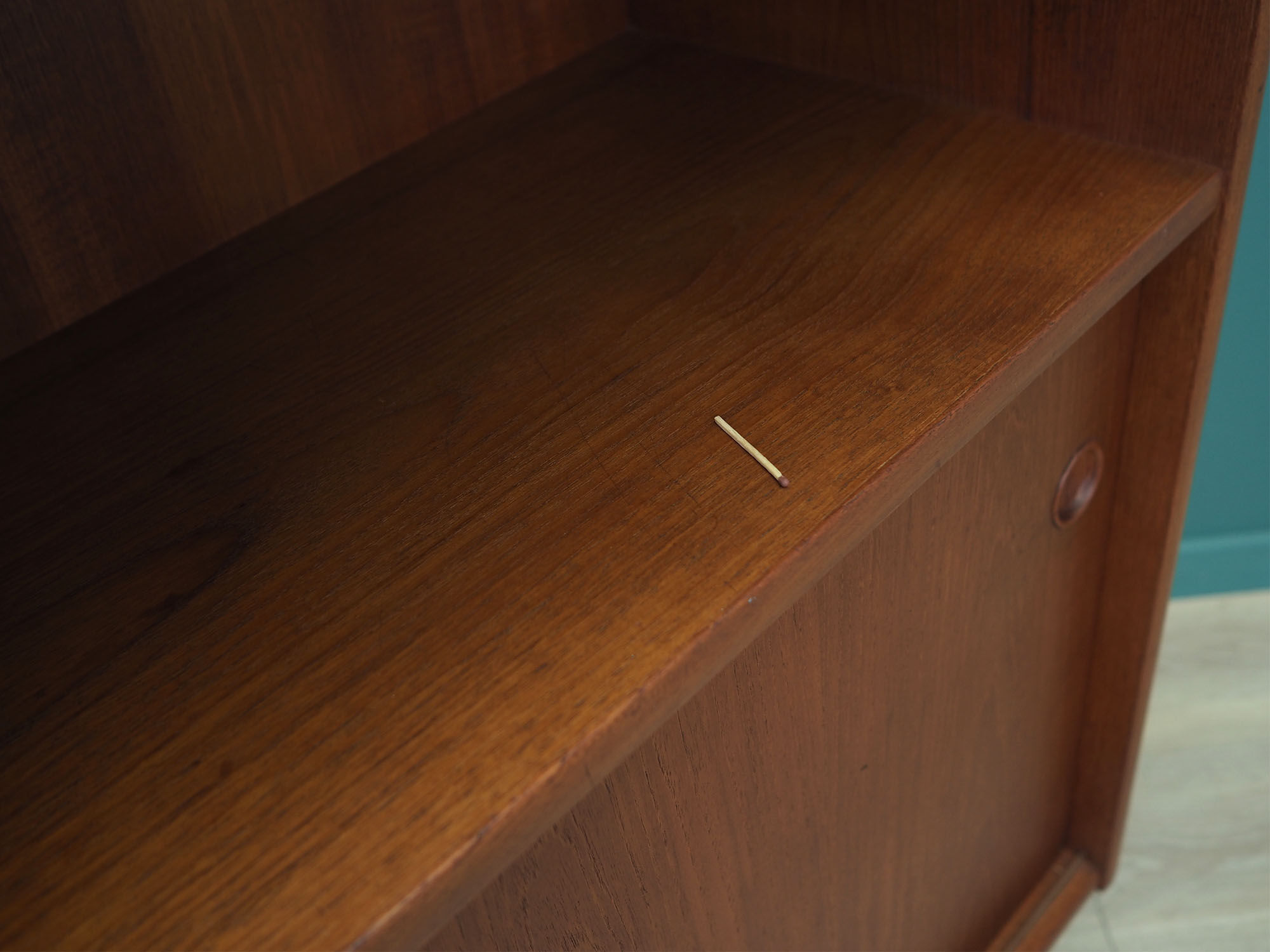 Teak bookcase, Danish design, 1970s, production: Denmark