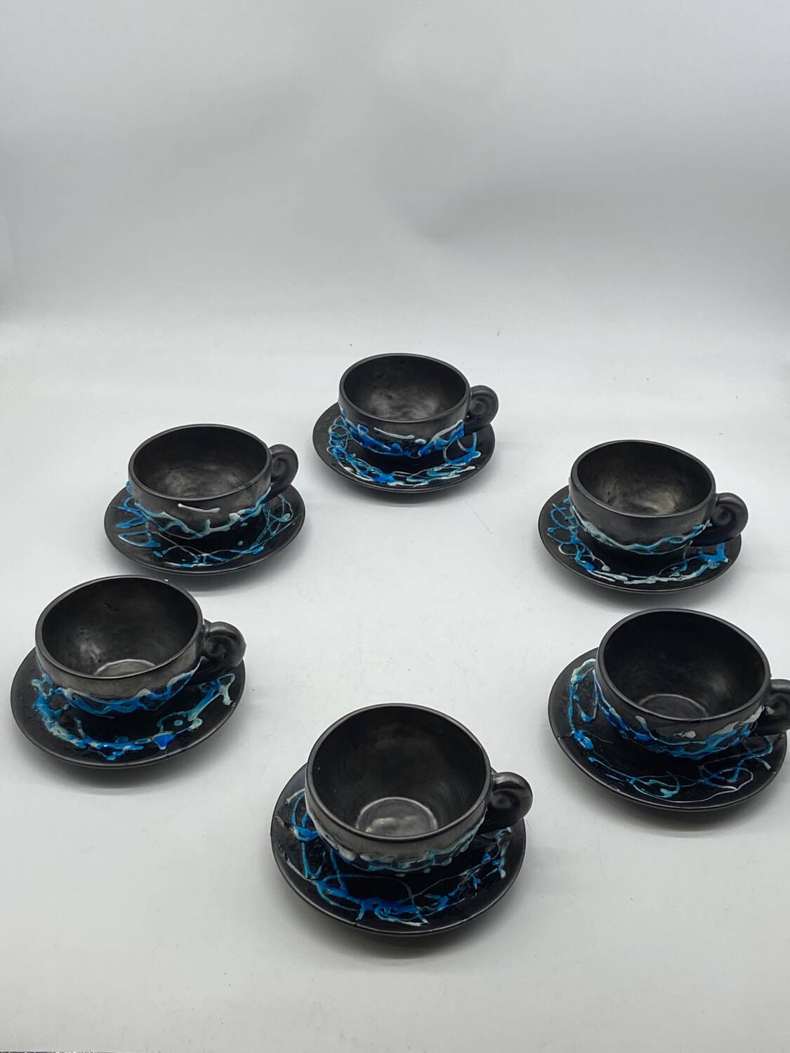 Vintage fat lava tea set Vallauris