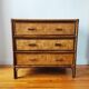 Commode vintage en rotin