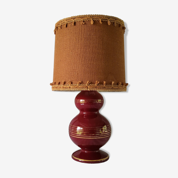 Lampe en céramique émaillée