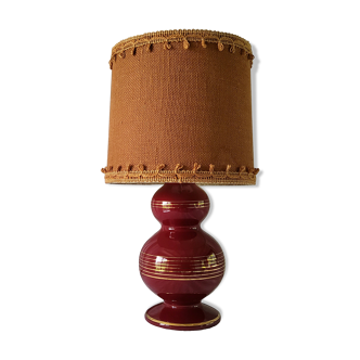 Glazed ceramic lamp