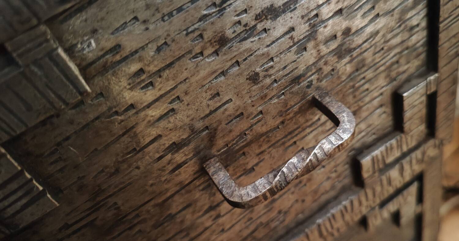 Steel chest of drawers