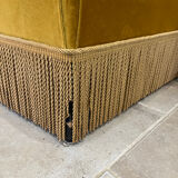 Golden velvet daybed