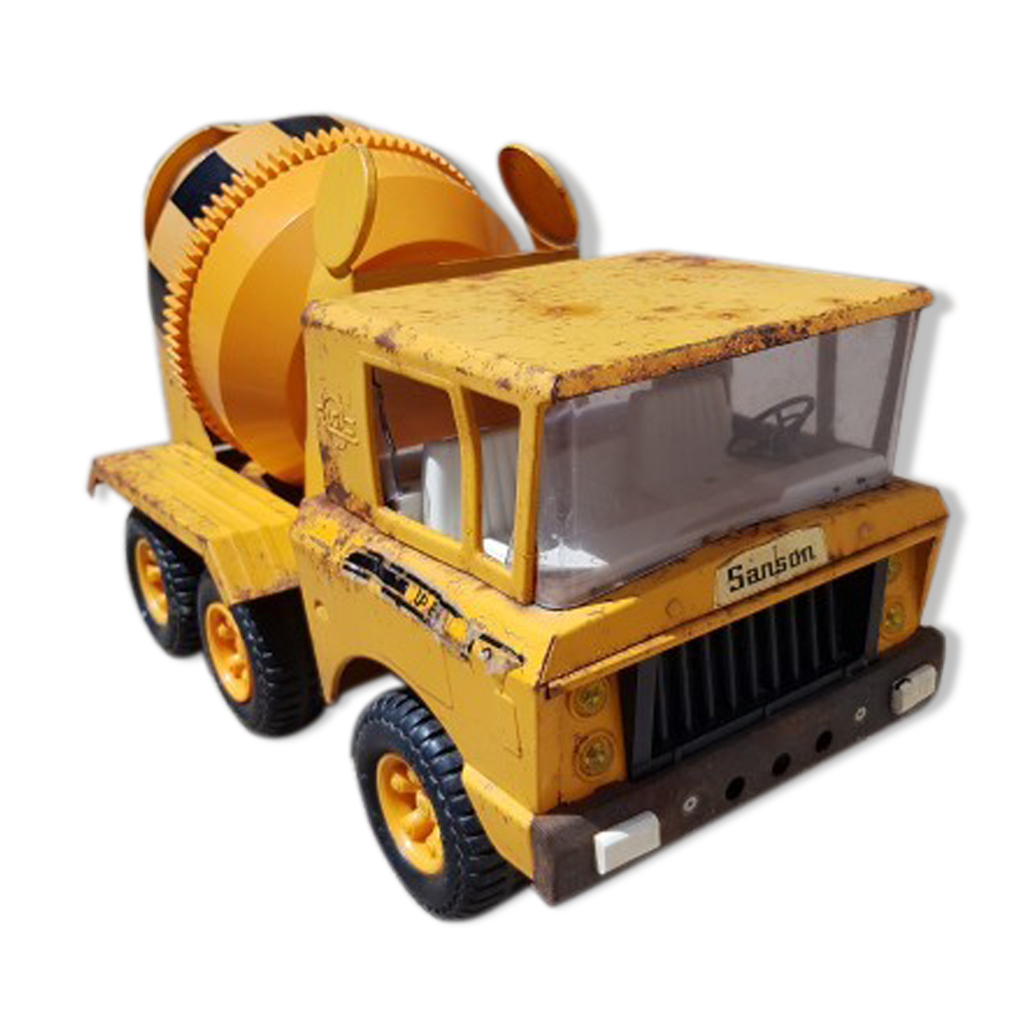 concrete spinning top truck