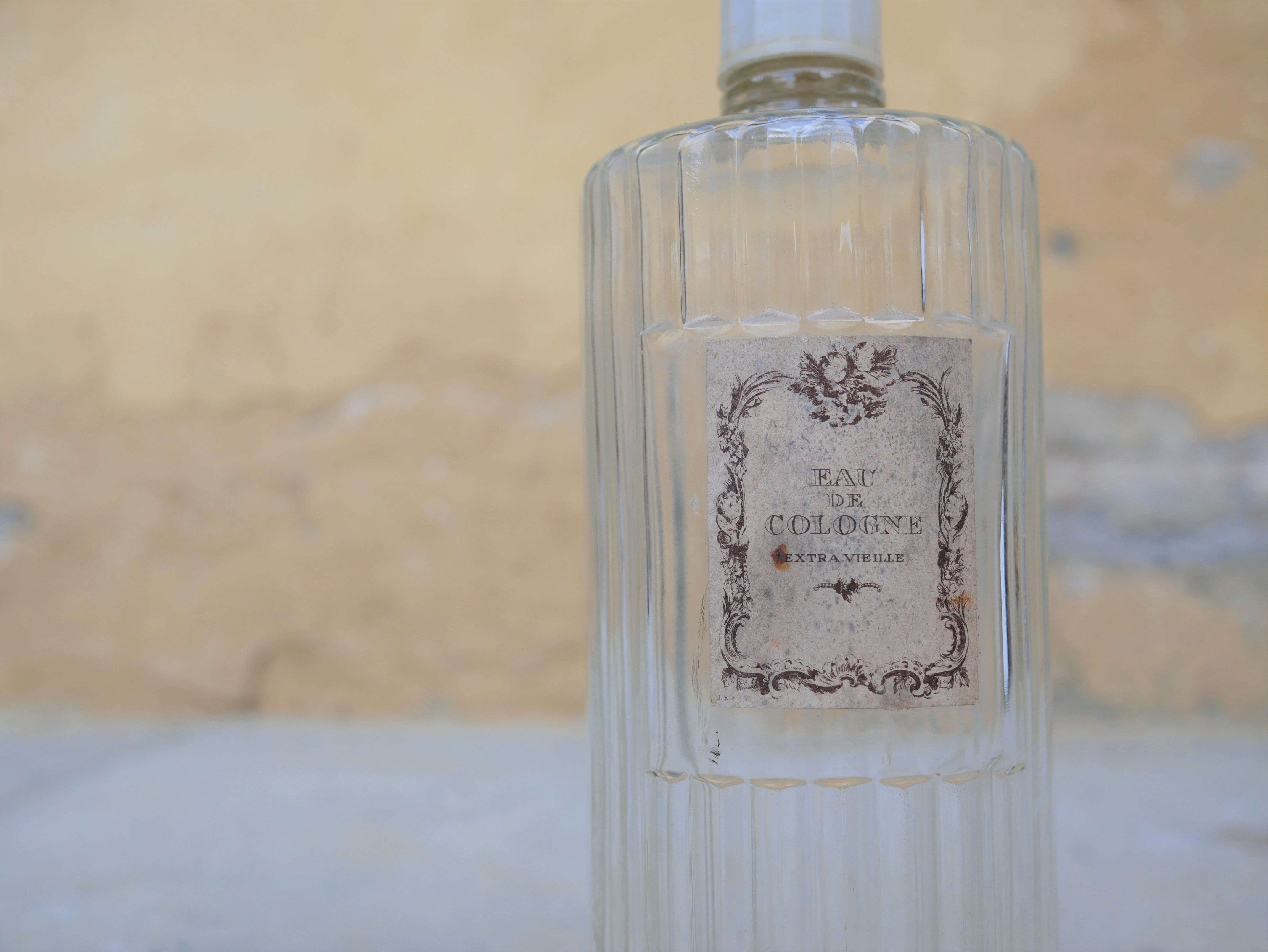 Old vintage cologne bottle