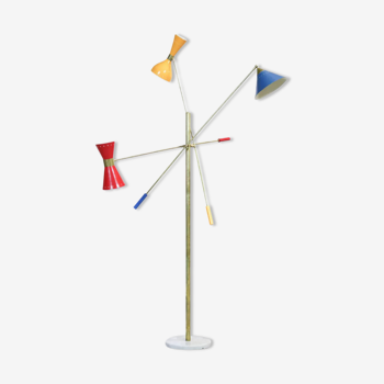 Italian floor lamp Balance 3 arms