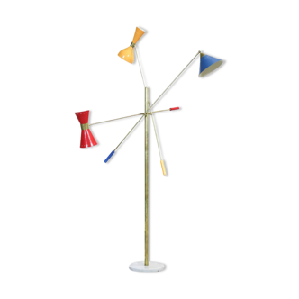 Italian floor lamp Balance 3 arms