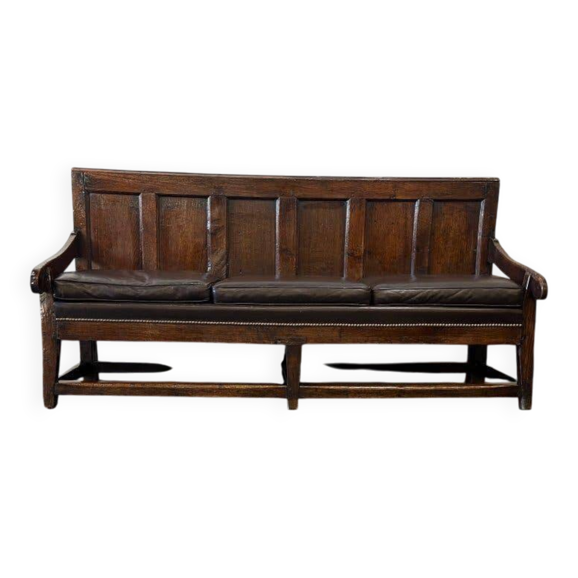 Vintage rustic wooden bench / antique bench