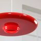 Space-Age Saucer Pendant in Red Plexiglas from Guzzini, 1960s