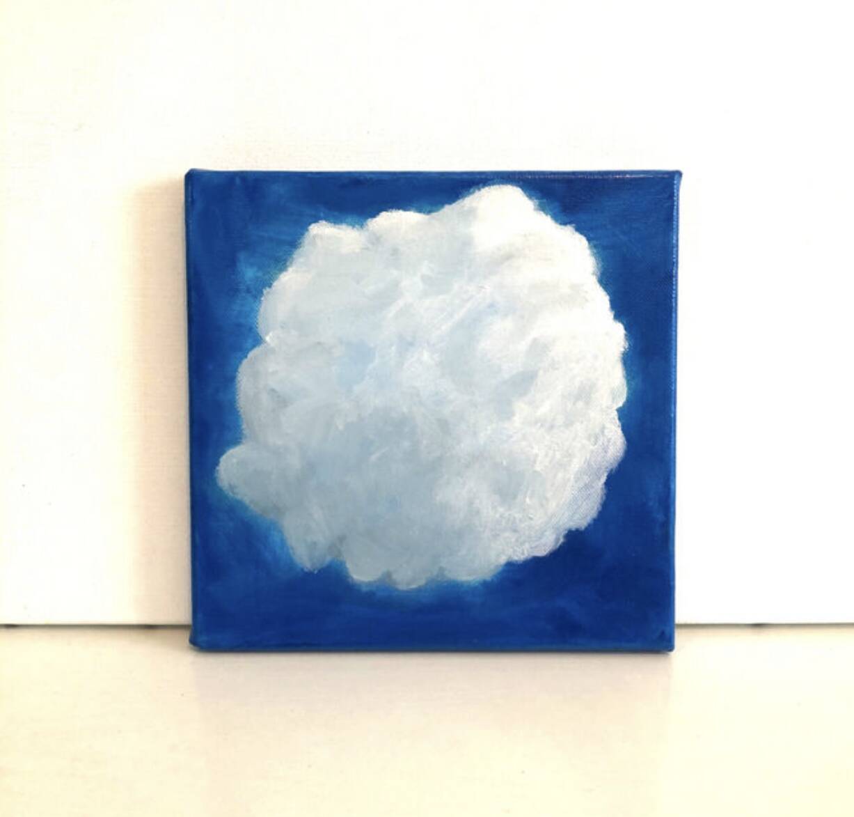 Cloud oil painting