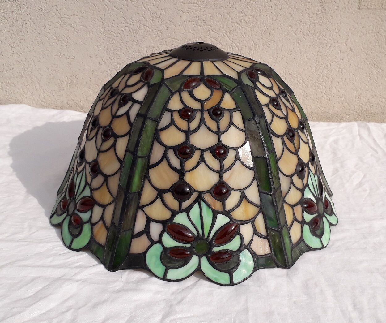 Stained glass lampshade