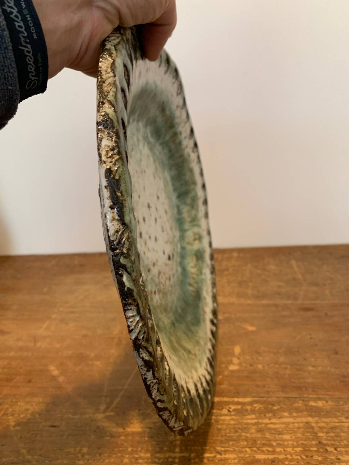 Plat Albert Thiry Vallauris Céramique Circa 1950