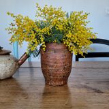 Vase jarre en grès artisanal