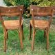 Pair of Baumann bistro chairs