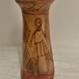 Ancient Berber pottery. Vase, pitcher. Terracotta. XIXth.