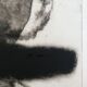 Black engraving on strong vellum signed by mamer, untitled, 1970