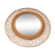 Miroir rotin vintage - 50cm