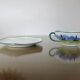 René Gaïtaud Basque coffee service in ceramic from the 1960s.