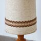 Vintage 70s ceramic lamp – retro light fixture