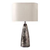 Lampe de table vintage plaquée argent, Allemagne, années 1950