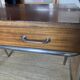Bureau tubulaire chromé années 50-60