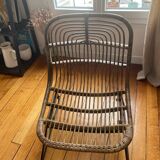 Fauteuil Rotin