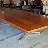 Table de conférence en palissandre d'Osvaldo Borsani pour Tecno 1968