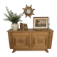 Buffet ancien en chêne massif sculpté – 180 x 48 x 100 cm