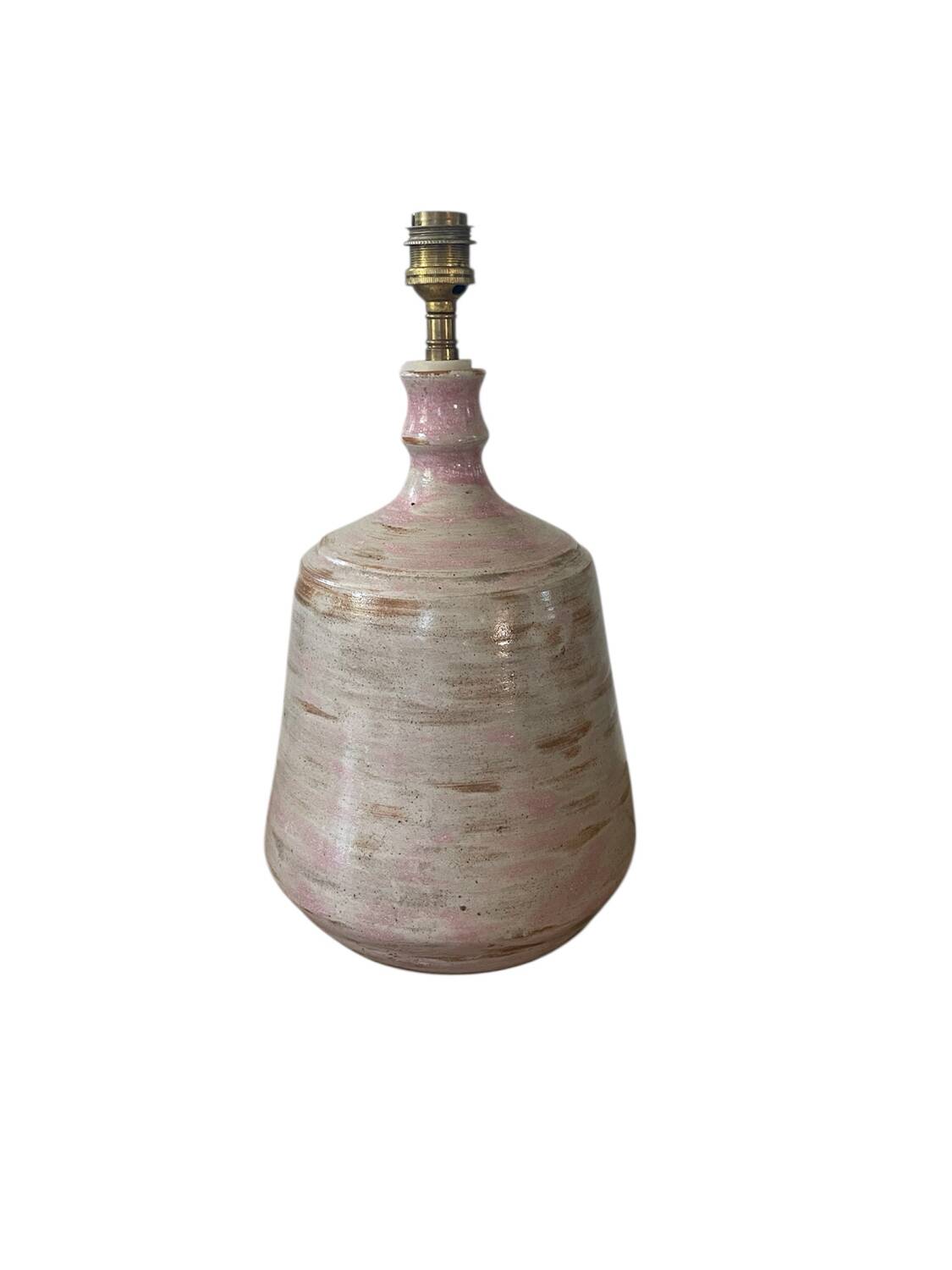 Vintage glazed ceramic lamp