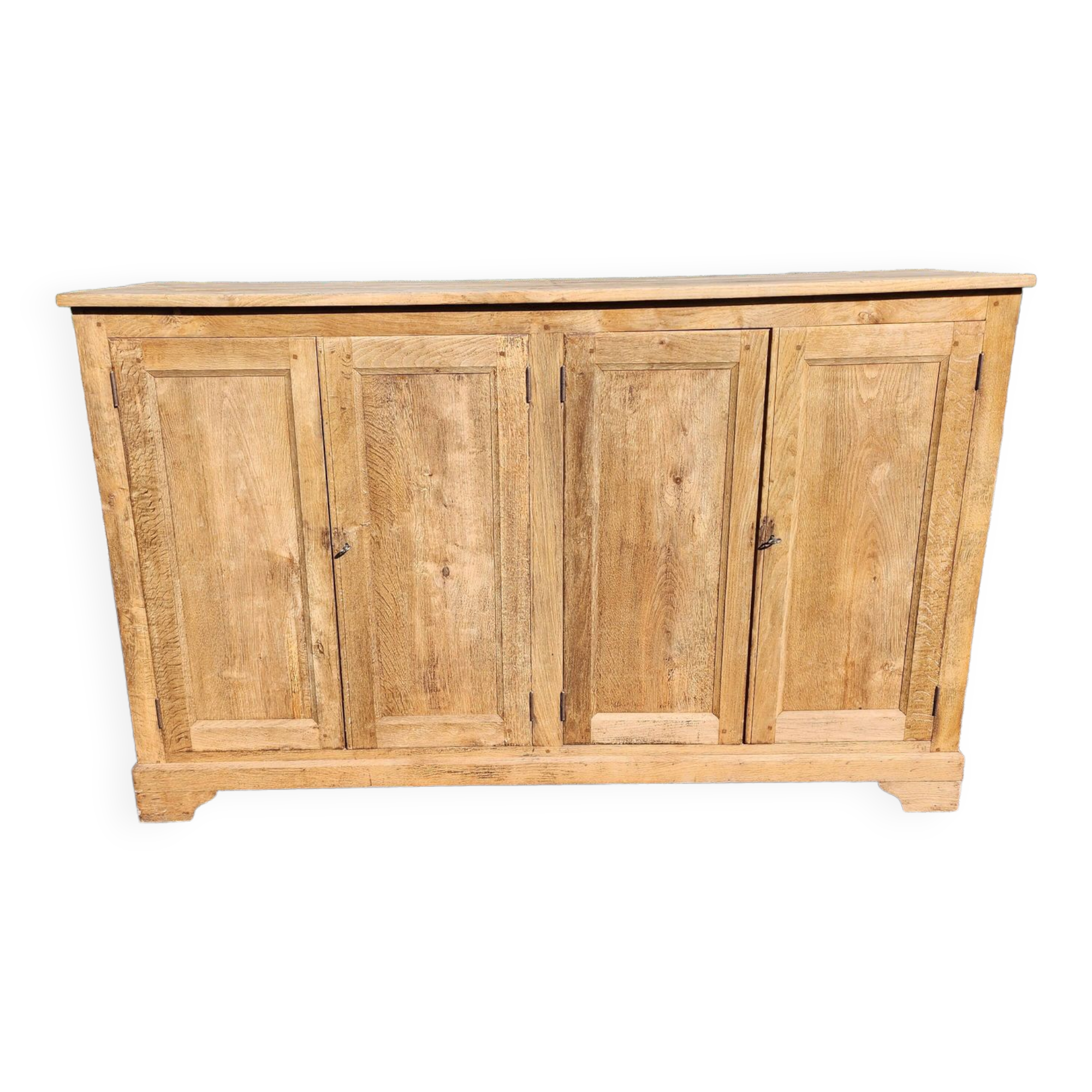 Old oak sideboard natural raw wood trade furniture