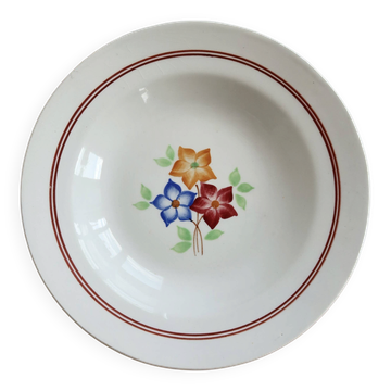 Vintage hollow plate Moulin des Loups - Model La Ruche – Floral decoration