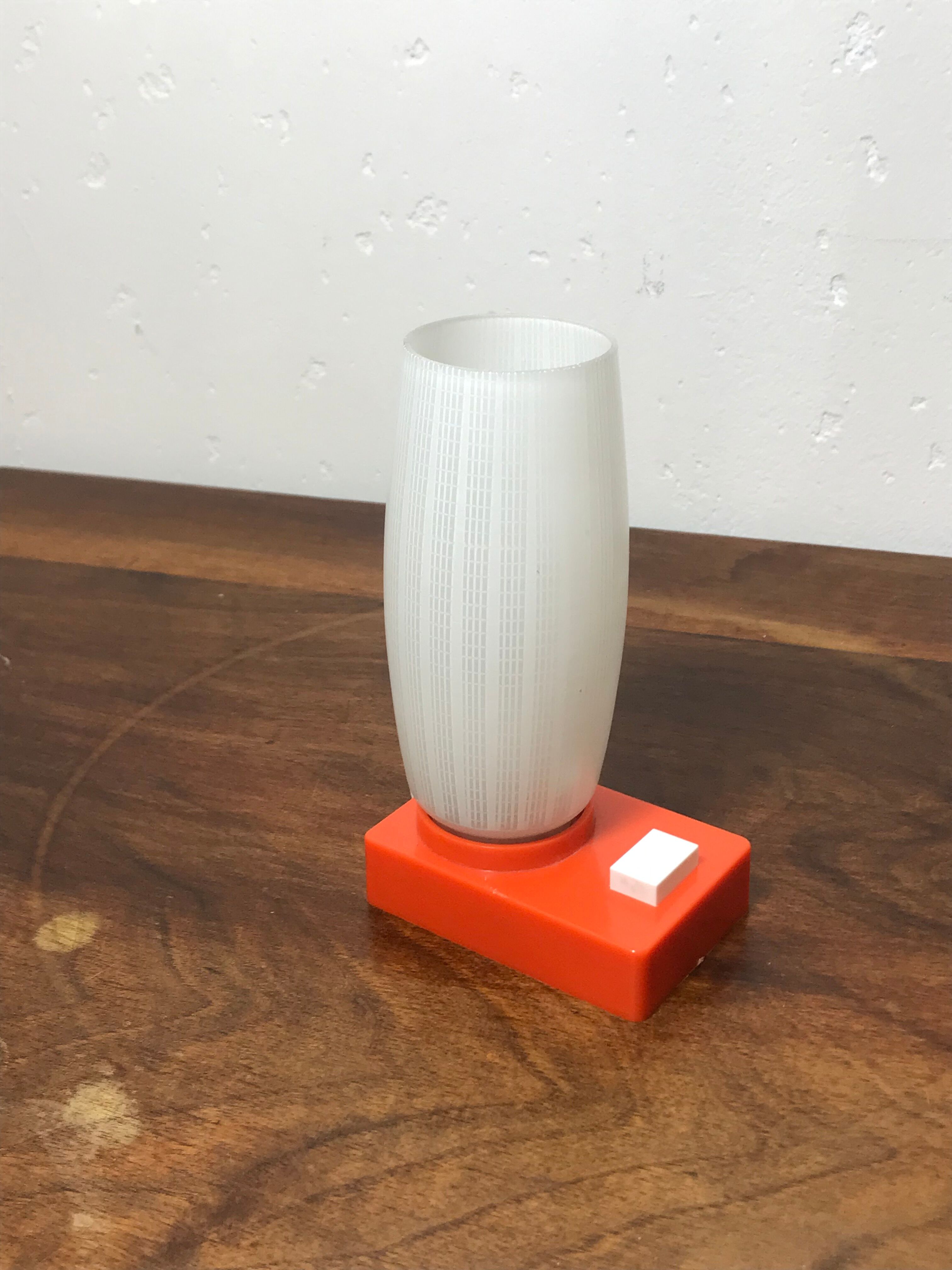 Seventies orange lamp