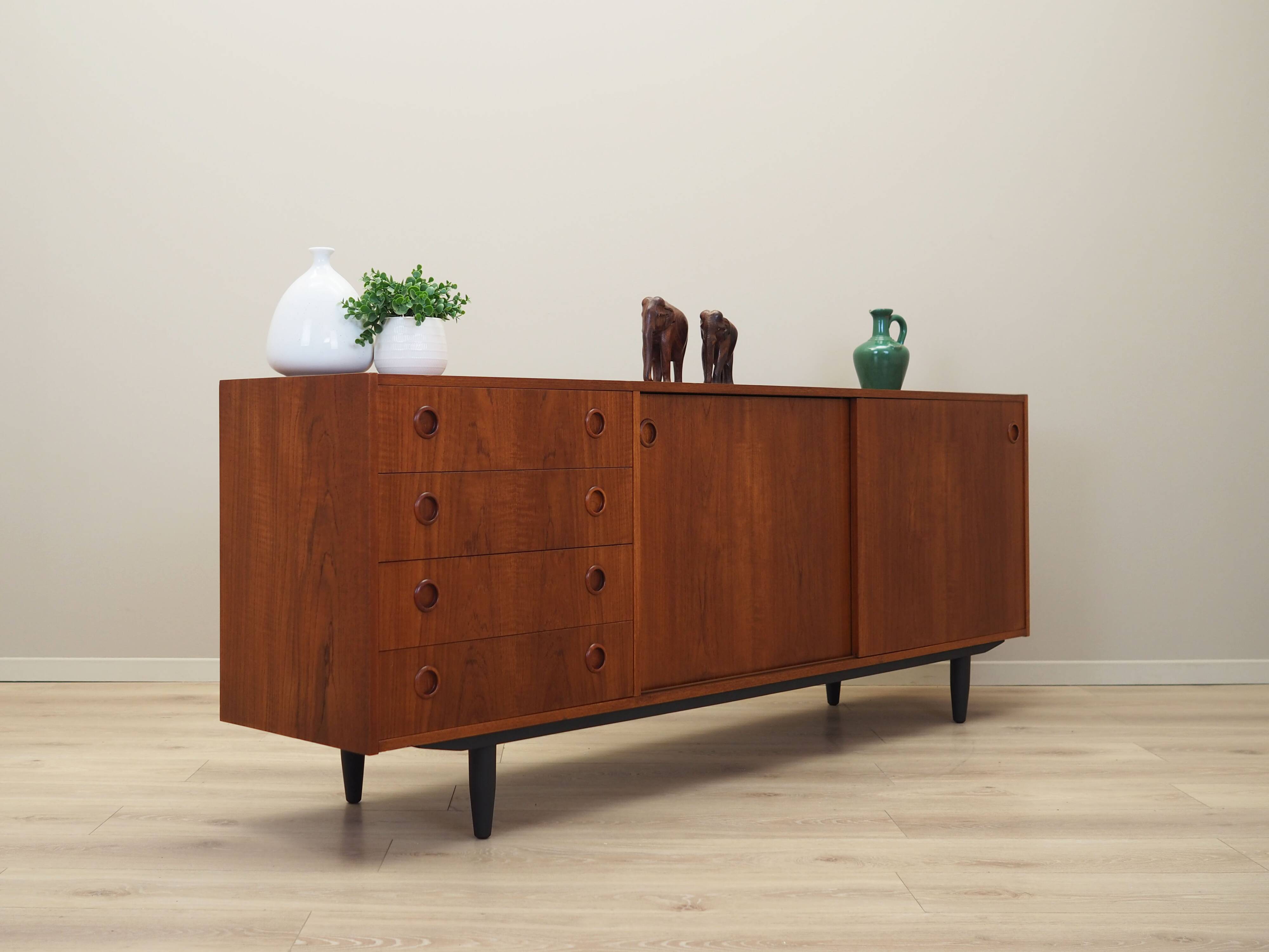 Teak sideboard, Danish design, 1970s, production: Denmark