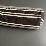 19th ticking canvas cushion with 80cm mattress striped