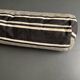 Coussin en toile ticking 19e à rayures matelas 80cm