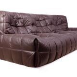 Canapé Ligne roset Kashima en cuir Michel Ducaroy