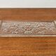 Vintage German floral glass cake plate by Walther Glas, 1970s.