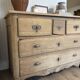 Solid oak chest of drawers - 5 drawers