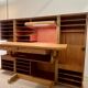 Bureau cabinet pliant "Magic Box" Mummenthaler & Meier du milieu du siècle - sw