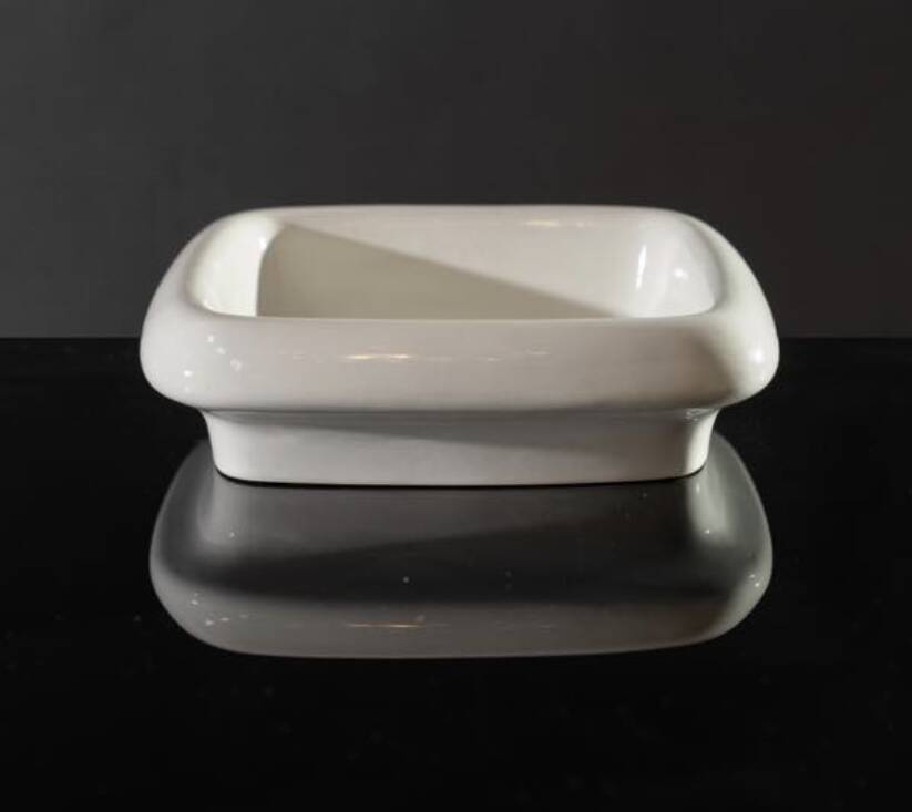 Angelo Mangiarotti, centre de table en céramique mod. Tremiti 4035, Danese 1970