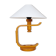 Mid-century modern sculptural table lamp in pine, 1970s.